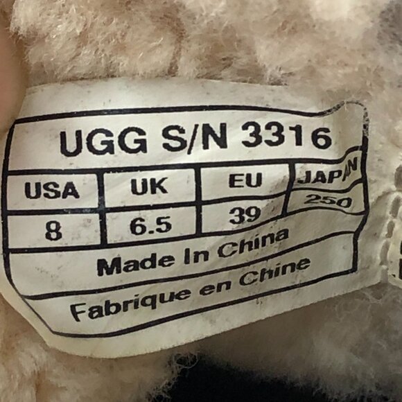 UGG Women's Size 8 Laela Sparkles Gold Closed Toe Slip On Low Top Shoes Sneakers - Picture 14 of 15